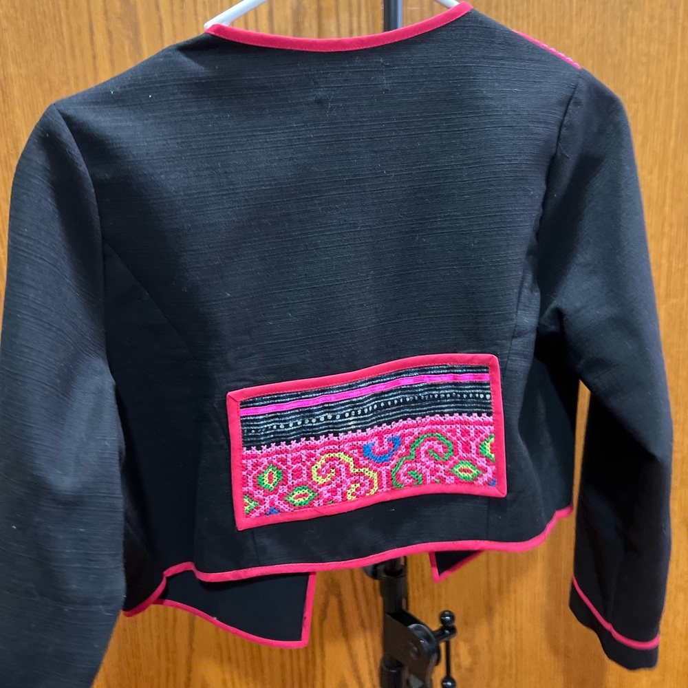 Colorful Embroidered Women's Jacket - Picture 3 of 5